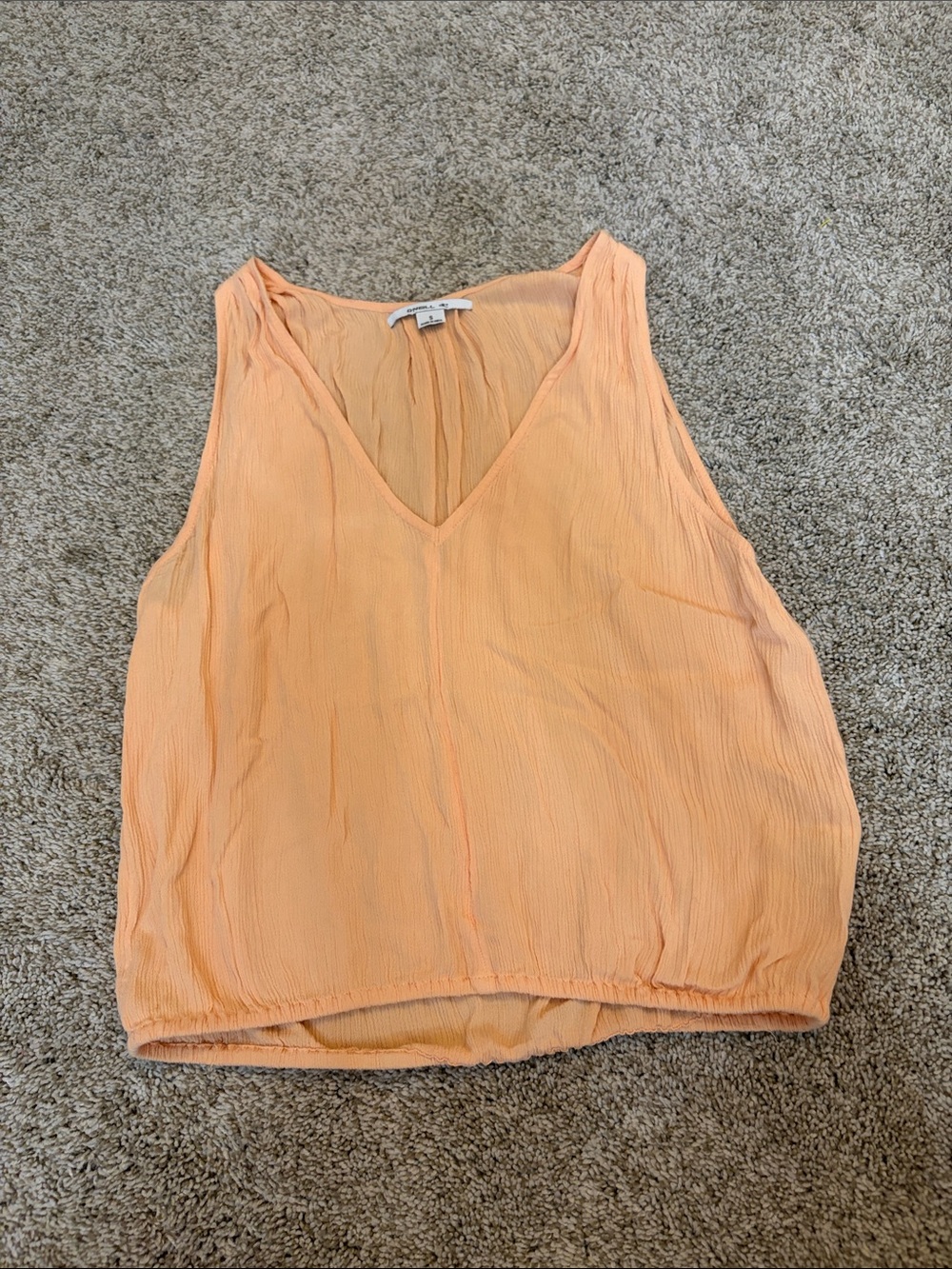 O'Neill Peach Textured V-Neck Camisole